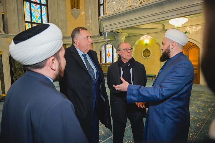 Муфтий Татарстана встретился с Президентом Сербской Республики