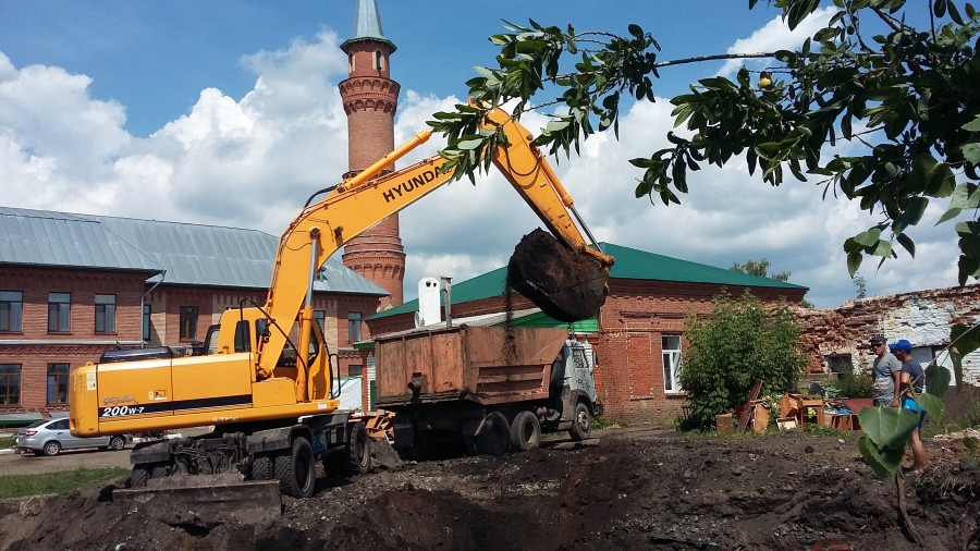 В Буинске начались строительные работы нового здания медресе