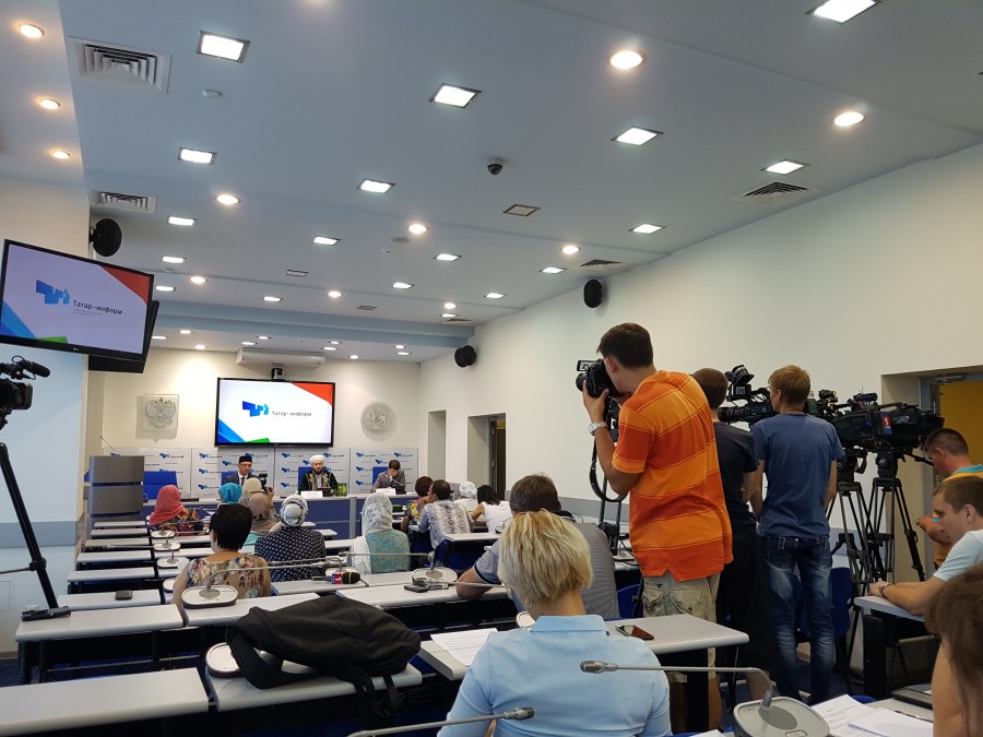 В РА "Татар-информ" прошла пресс-конференция Муфтия РТ