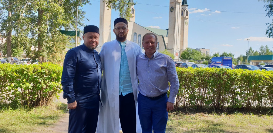 Рабочий визит муфтия РТ в Нижнекамск завершился встречей с главой города