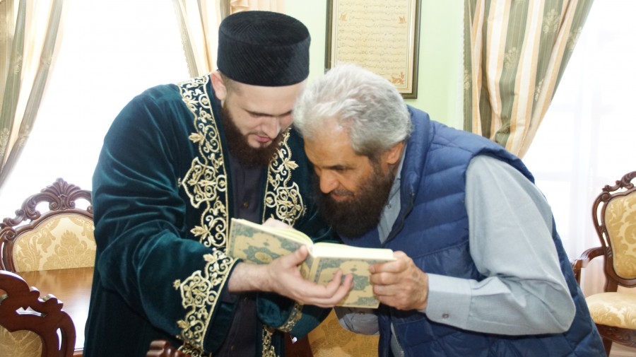 Муфтий РТ встретился с шейхом Хамадом ас-Синаном