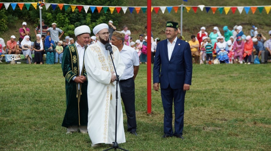 Муфтий Татарстана принял участие в детском мусульманском Сабантуе в дер. Бурбаш Балтасинского района