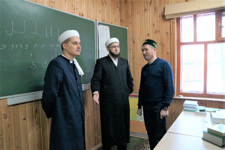 В Пестрецах прошло собрание имамов с участием муфтия Татарстана и главы района