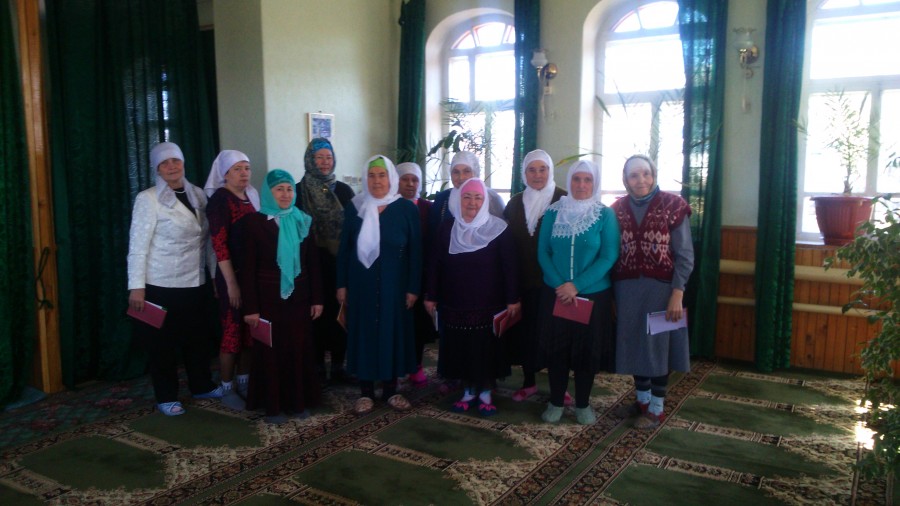 Специалисты отдела дагвата ДУМ РТ прочитали проведь прихожанам мечети "Кашаф"
