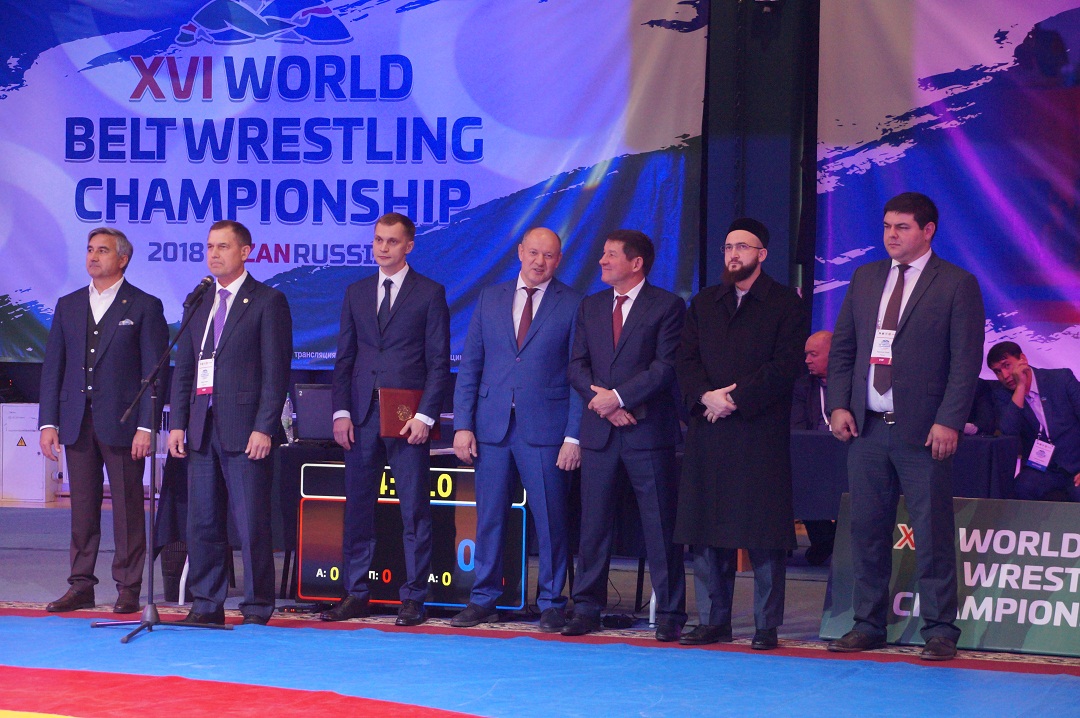 Муфтий РТ принял участие на открытии XVI чемпионата мира по борьбе на поясах