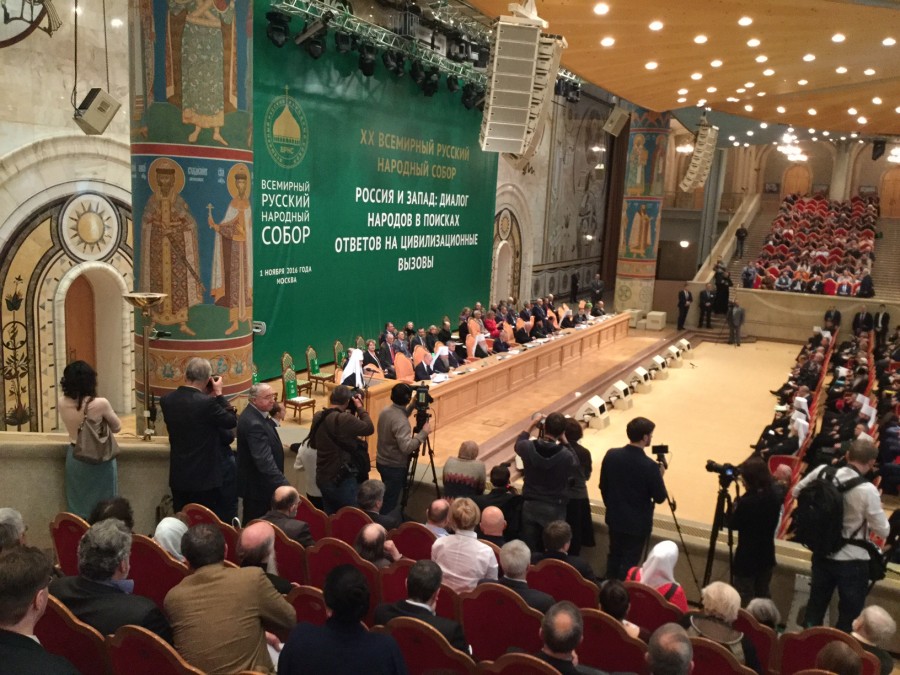 Муфтий РТ принимает участие в открытии XX Всемирного Русского Народного Собора