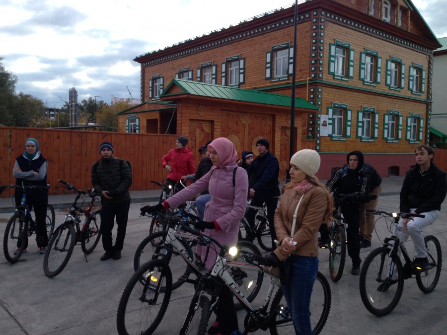 В честь Курбан-байрама мусульманская молодежь организовала велокросс