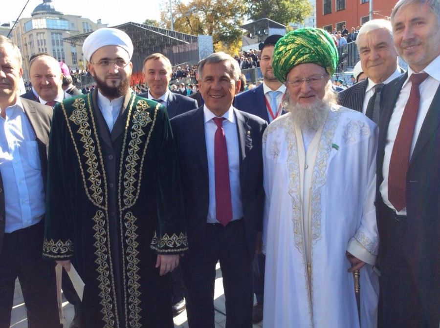 Муфтий Татарстана принял участие в открытии соборной мечети в Москве