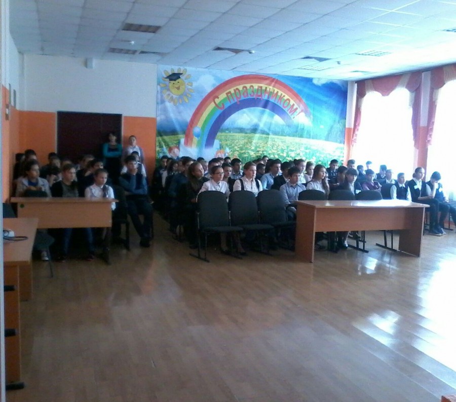Встреча с учениками Кайбицкой школы