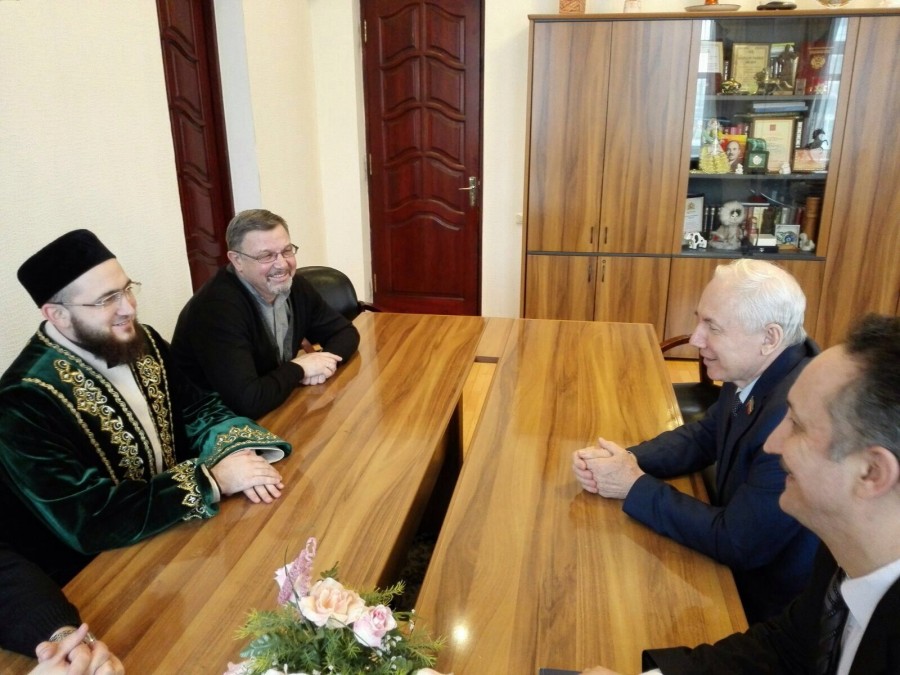 Муфтий Татарстана встретился с председателем Всемирного конгресса татар