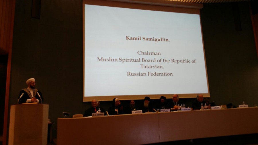 Муфтий РТ в Женеве: "Пророк Мухаммад ﷺ предсказал падение ИГИЛ"