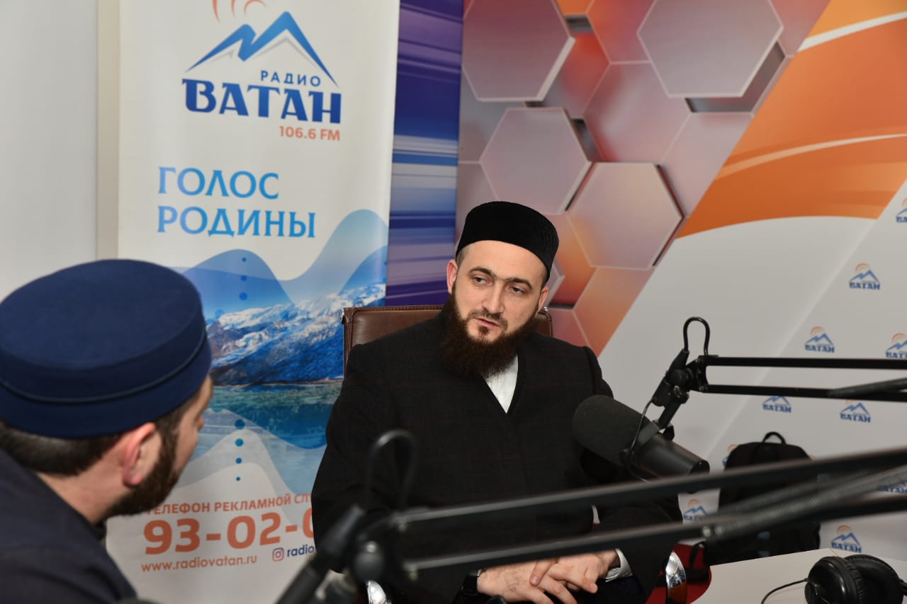 Муфтий дал эксклюзивное интервью дагестанскому радио "Ватан"