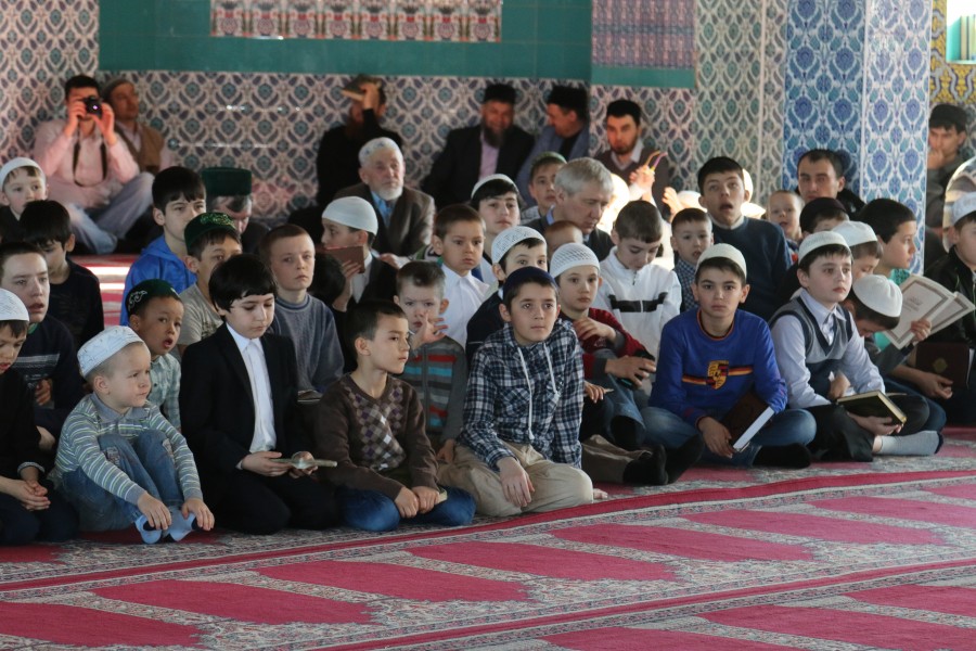 В центральной мечети города Альметьевска состоялся детский конкурс чтецов Корана