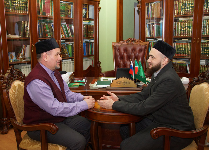 Камиль Самигуллин провел встречу с муфтием Коми Валиахмадом хазратом Гаязовым