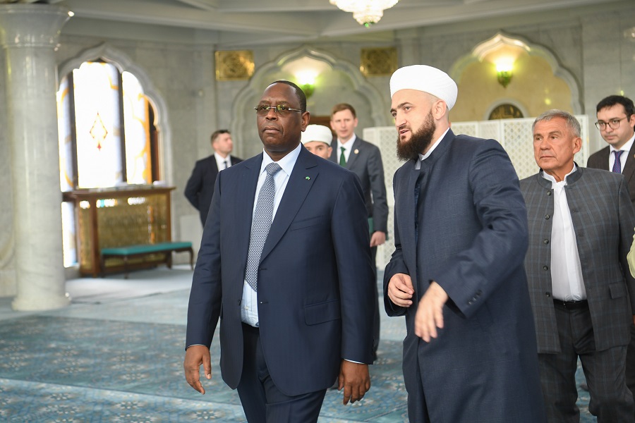 Муфтий встретил делегацию Сенегала в «Кул Шариф»е