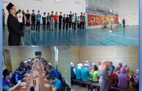 В Кайбицком мухтасибате организовали турнир по мини-футболу среди слушателей воскресных курсов