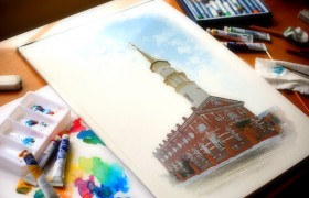 Завершился конкурс рисунков на тему "Моя мечеть"