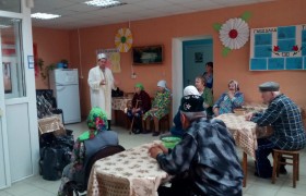 В Кайбицком мухтасибате прошло мероприятие для постояльцев дома престарелых