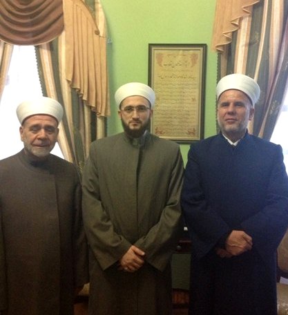 Камиль Самигуллин встретился с муфтием Дамаска и ректором Палестинского отделения Аль-Азхара