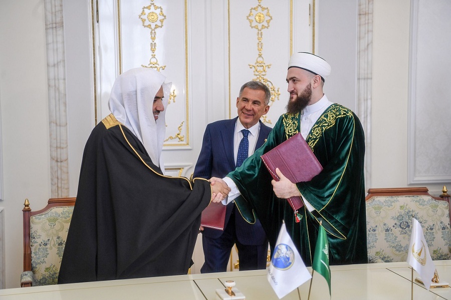 Состоялось подписание договора о сотрудничестве между муфтиятом Татарстана и Всемирной исламской лигой