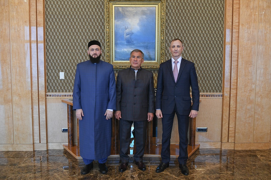 Муфтий Камиль хазрат Самигуллин встретился с Президентом Татарстана