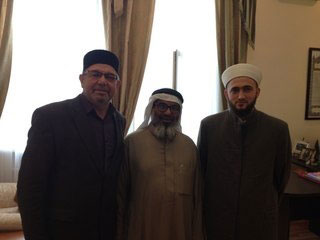 Муфтий Татарстана встретился с ученым Абдурахимом аль-Фаузаном