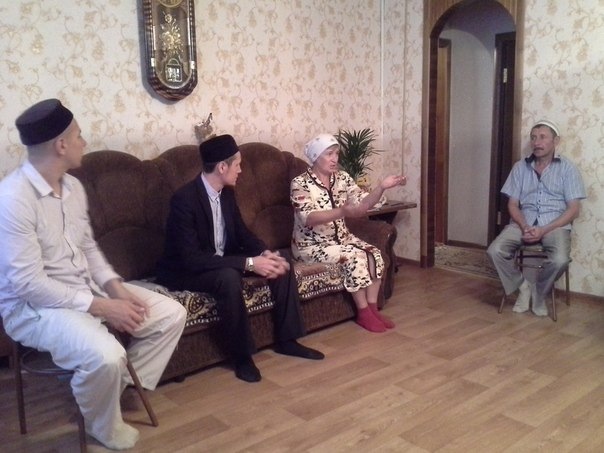 Нияз хазрат Сабиров навестил семья погибших имамов