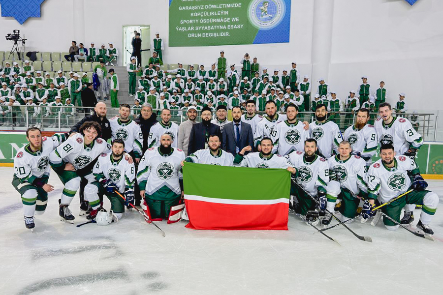 Команда «ОРХИС — Казань» продолжает свои победы на Международном хоккейном турнире в Ашхабаде