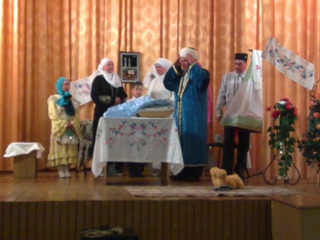 Постановка мусульманской пьесы в Бугульминском районе