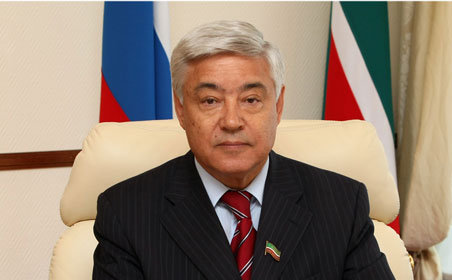 Приветствие председателя Госсовета РТ Фарида Мухаметшина по случаю Дня официального принятия Ислама Волжской Булгарией