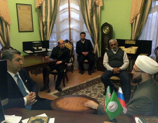 Резиденцию муфтия посетила делегация из Таджикистана