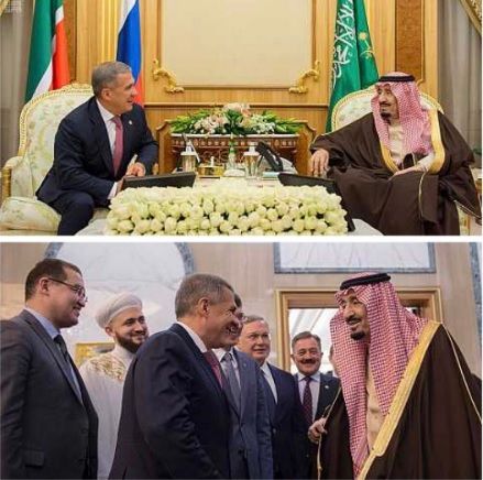 Камиль хазрат Самигуллин принял участие во встрече Президента РТ с Королем Саудовской Аравии