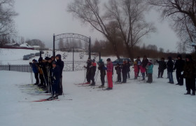 Кайбицкий мухтасибат организовал соревнования на лыжах