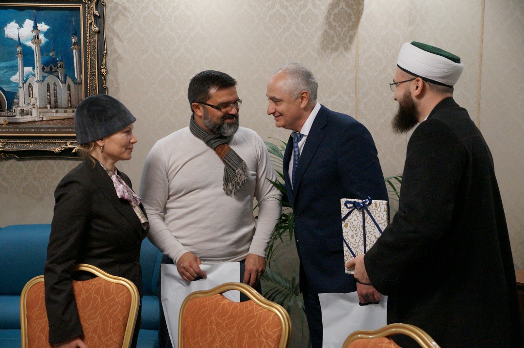Муфтий  встретил высокопоставленных гостей из Финляндии в «Кул Шариф»е