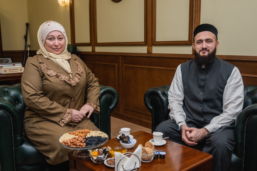 Муфтий встретился с председателем Союза мусульманок Татарстана 