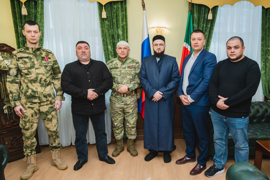 Ветераны СВО выразили благодарность Муфтию Камилю хазрату и ДУМ РТ за гуманитарную помощь бойцам из Татарстана