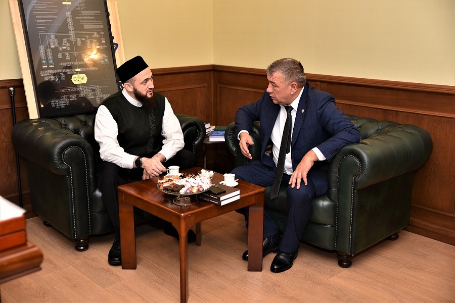 Муфтий РТ обсудил с главой Спасского района планы по дальнейшему развитию Древнего Болгара