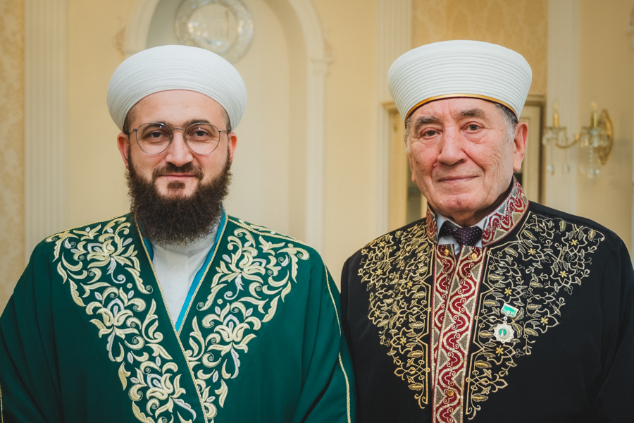 Председатель правления Мусульманского религиозного объединения в Республике Беларусь Абу-Бекир хазрат Шабанович удостоен медали ордена "Марджани" ДУМ РТ
