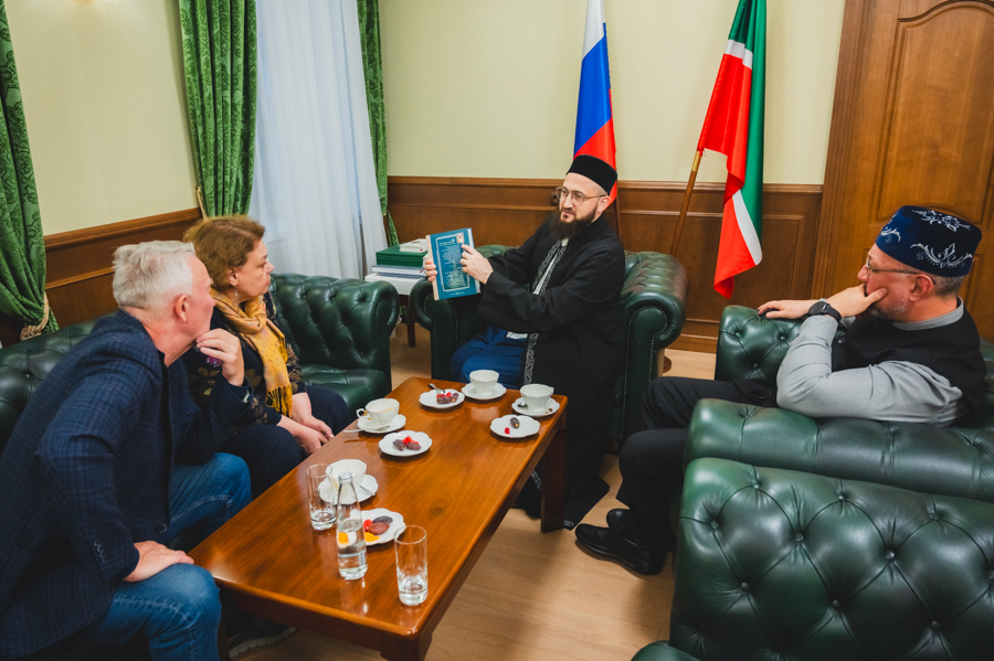 Миляуша Айтуганова и Рамиль Тухватуллин презентовали Муфтию идею фильма о Марджани