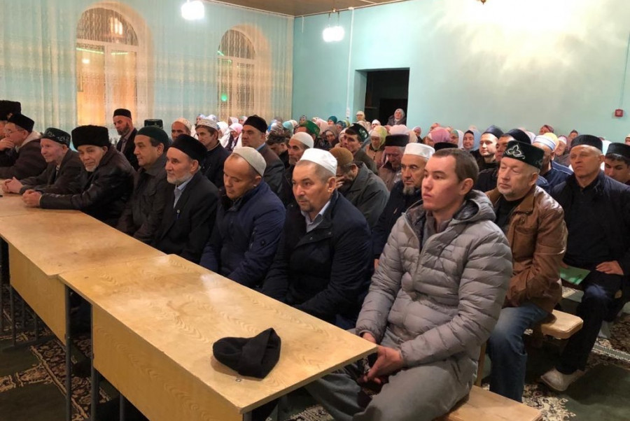 В Кукморе в Центральной мечети состоялась встреча хаджиев