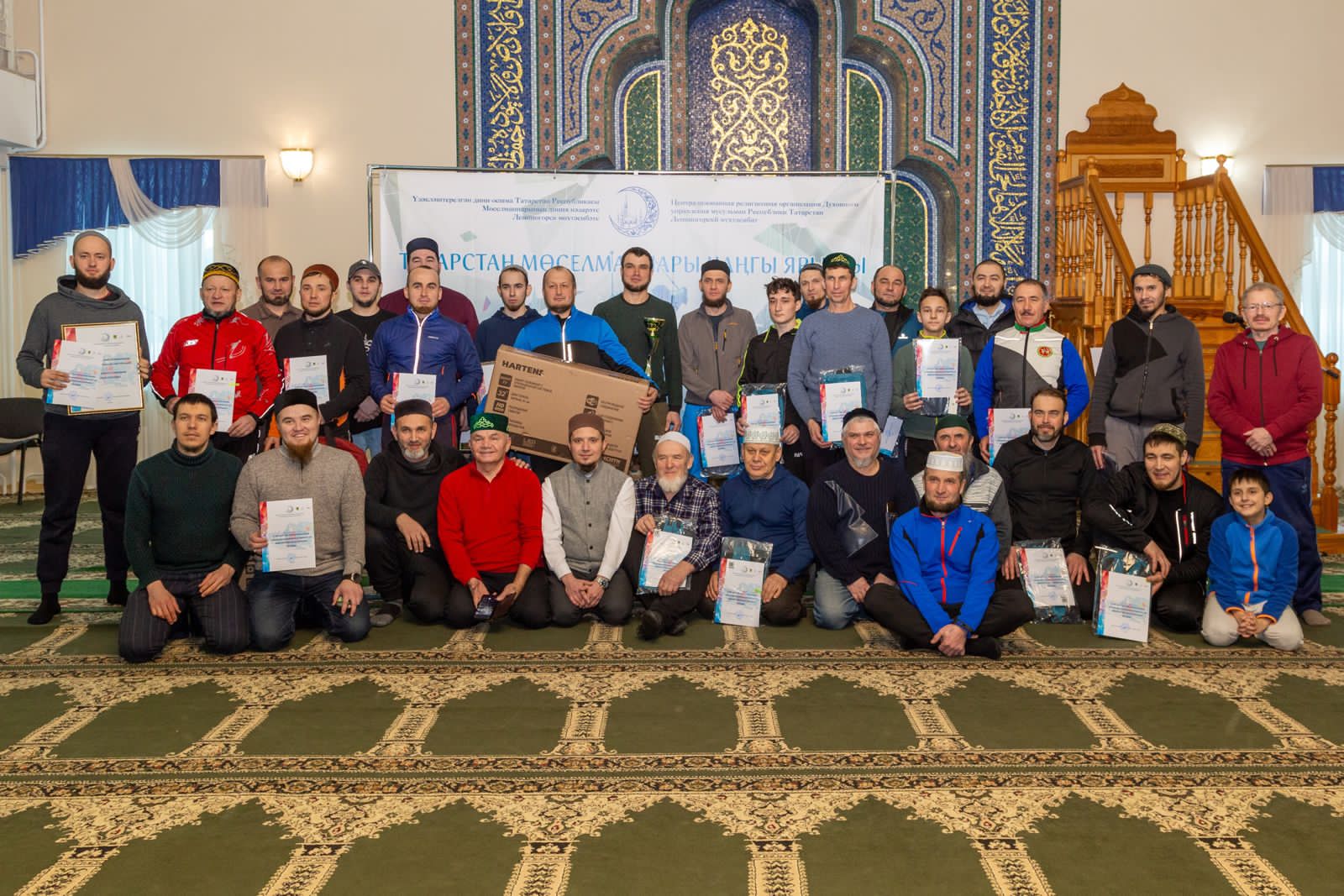 Среди мусульман Татарстана состоялся республиканский лыжный забег