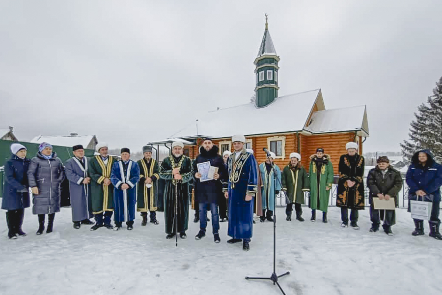 В Рыбно-Слободском мухтасибате открылась новая мечеть 