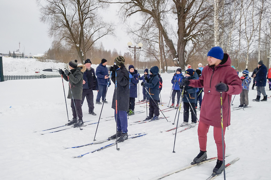 В Кайбицком мухтасибате прошли соревнования по лыжным гонкам  среди учащихся примечетских курсов