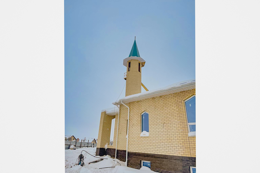 На минарет новой мечети с.Ново-Шигалеево Пестречинского мухтасибата торжественно установят полумесяц