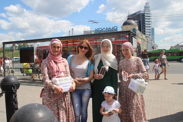 Акция «Сладкий Рамадан» прошла в центре Казани