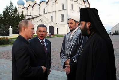 Муфтий Илдус хазрат Файзов поблагодарил Премьер-министра РФ В.В.Путина за поддержку и оказанное внимание