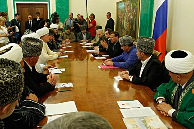 Муфтий Татарстана Илдус хазрат рассказал Президенту РФ Д.Медведеву о религиозной ситуации в республике