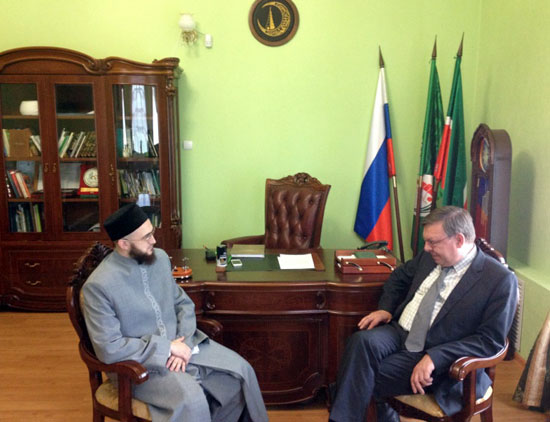 Муфтий Татарстана встретился с послом Германии в России