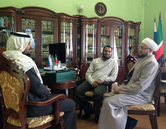 Резиденцию муфтия посетила делегация Всемирной организации мусульманской молодежи