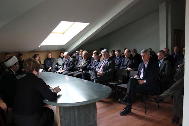 Встреча представителей ДУМ РТ с делегацией Института высших исследований национальной обороны Франции (ИНВИНО)